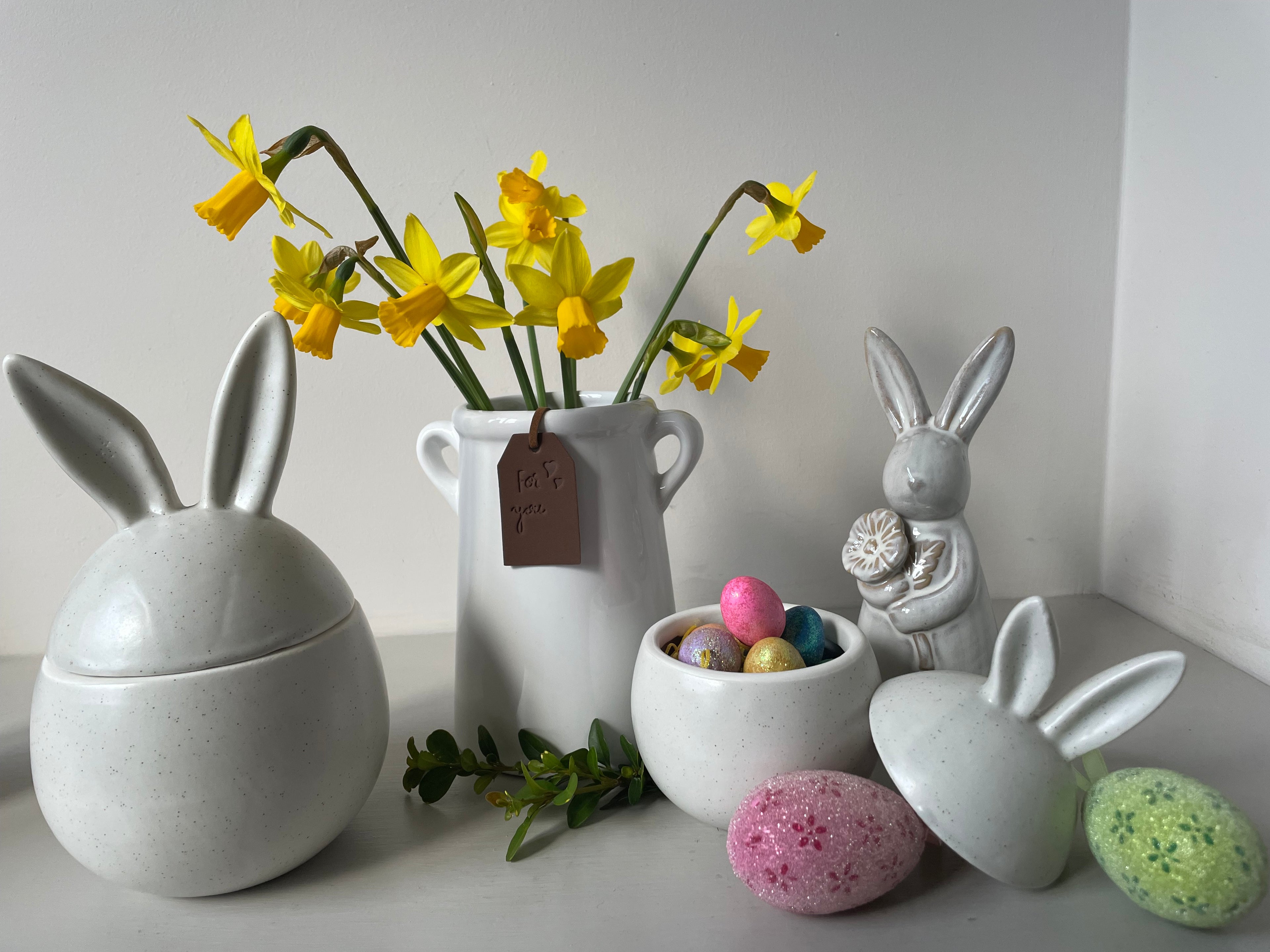 For You White Vase, 14cm