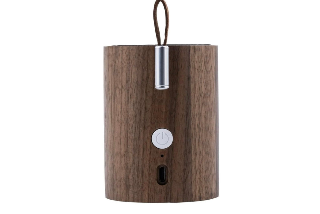 Gingko Drum Bluetooth Speaker | Rechargeable LED Light Untitled |Woodern Speaker