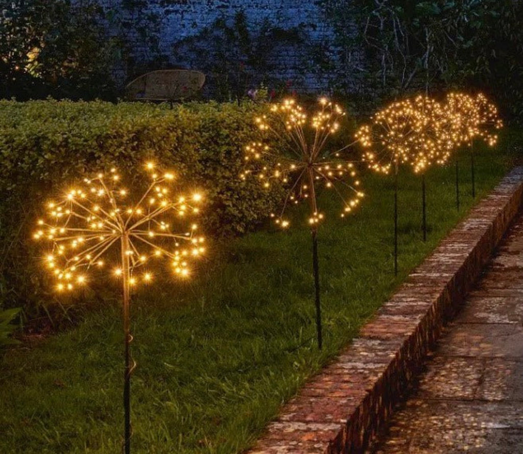Twilight Solar LED Dandelion Garden Light – Warm White Outdoor Decorative Light