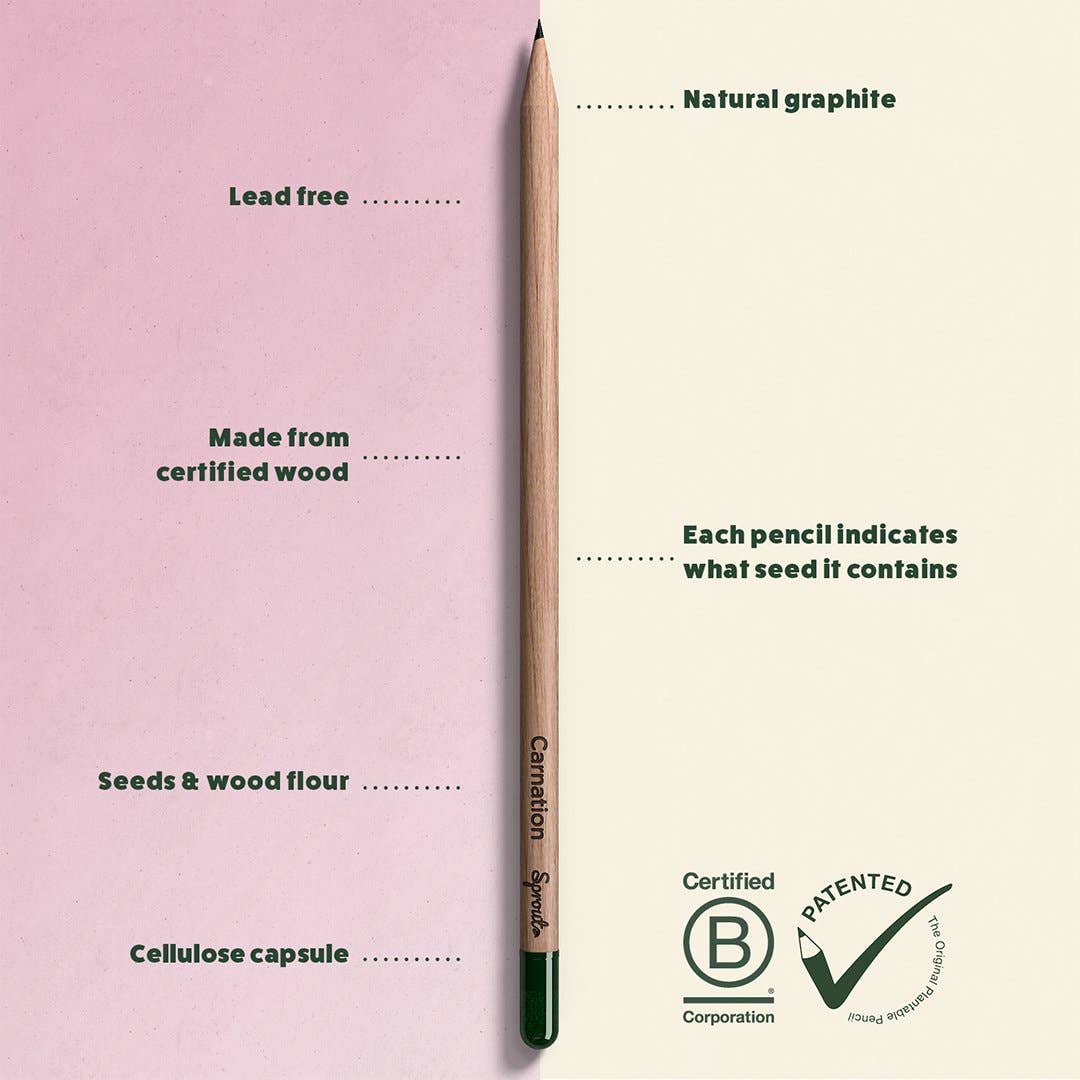 SproutWorld Plantable Pencils | Thank you · 5 pack
