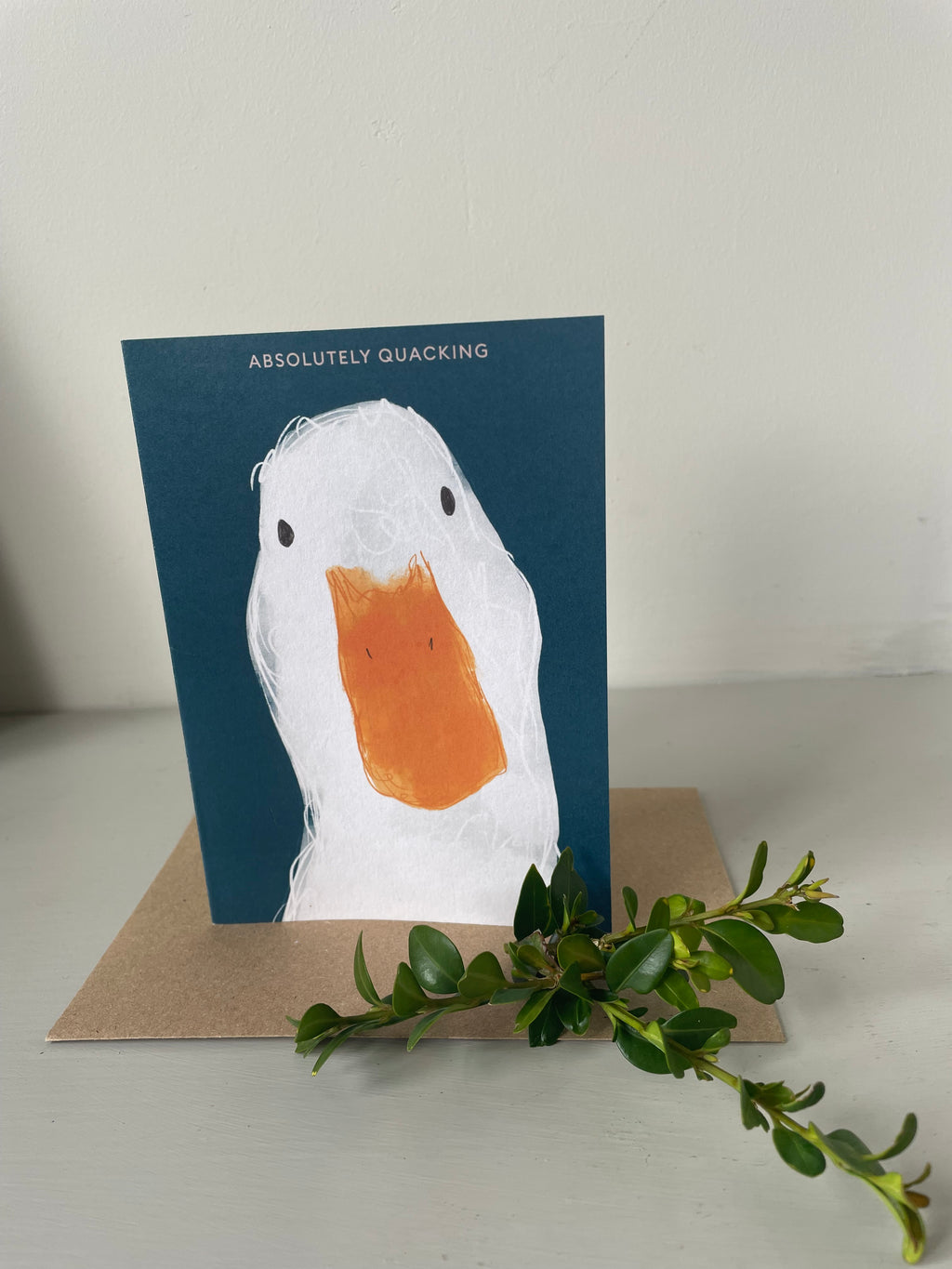 Absolutely Quacking Duck Card | Stationery