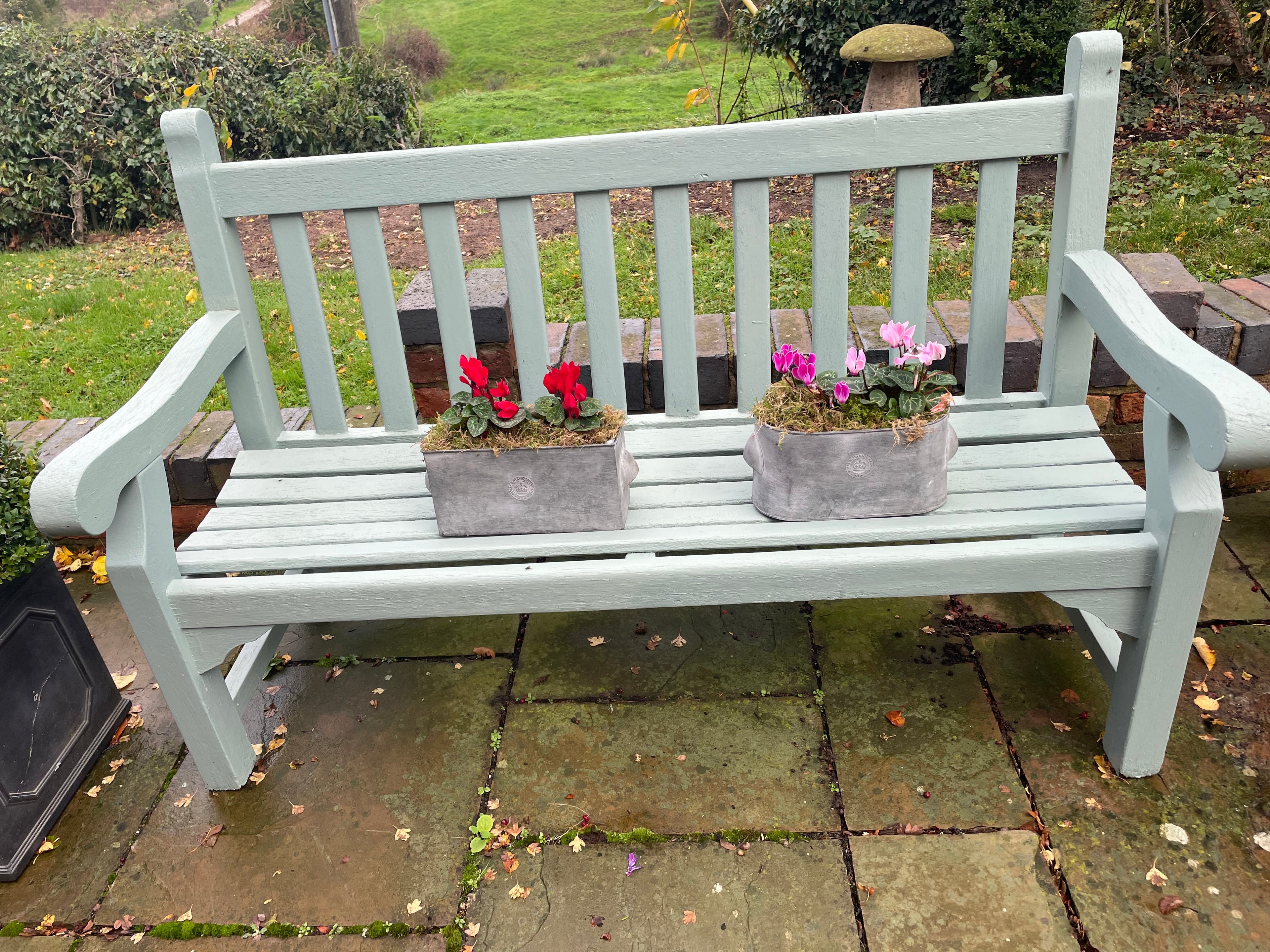 Kew Gardens Zinc Planter |Oval Metal Plant Pot|With handles