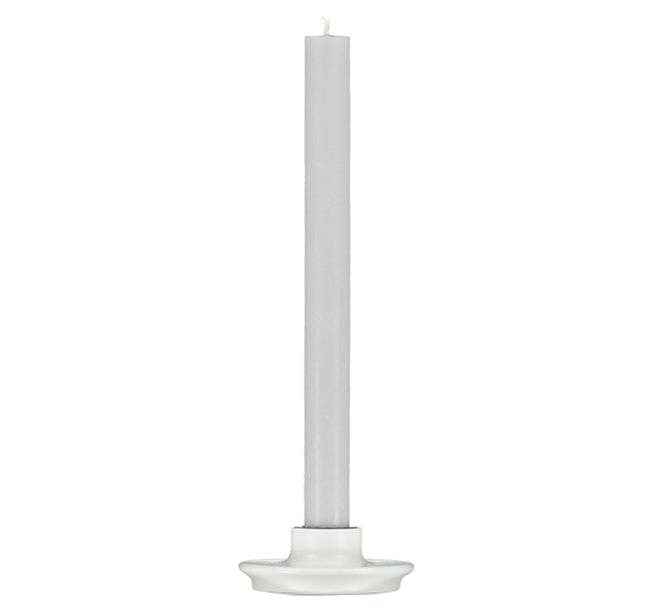 Small Pearl White Candleholder