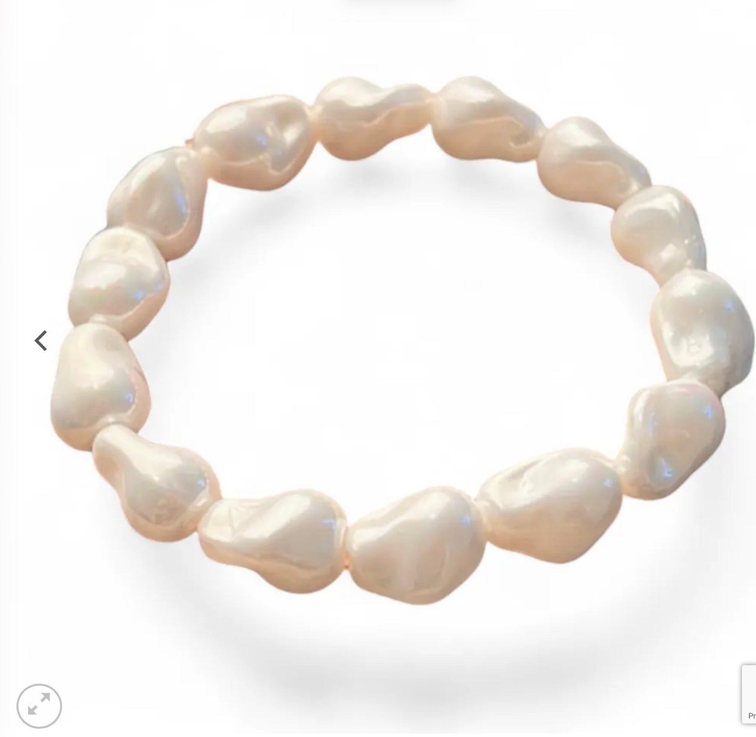 Jess &  Lou Classic Pearl Bead Stretch Bracelet | Simple Timeless Jewellery | Sky & Leaf