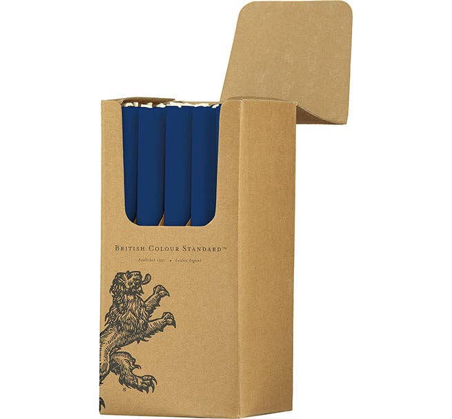 Midnight Blue Eco Dinner Candles, 25 per pack