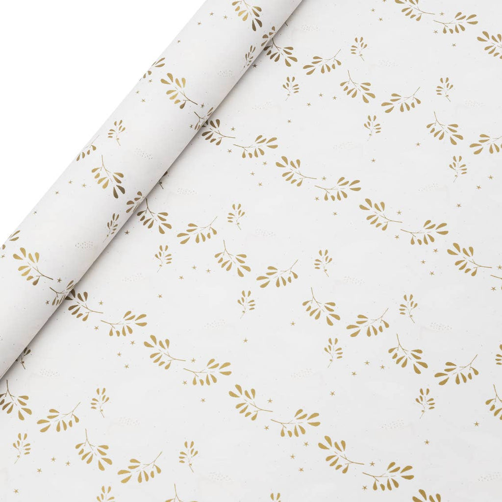 Mistletoe Recycled Christmas Wrapping Paper | 3m |