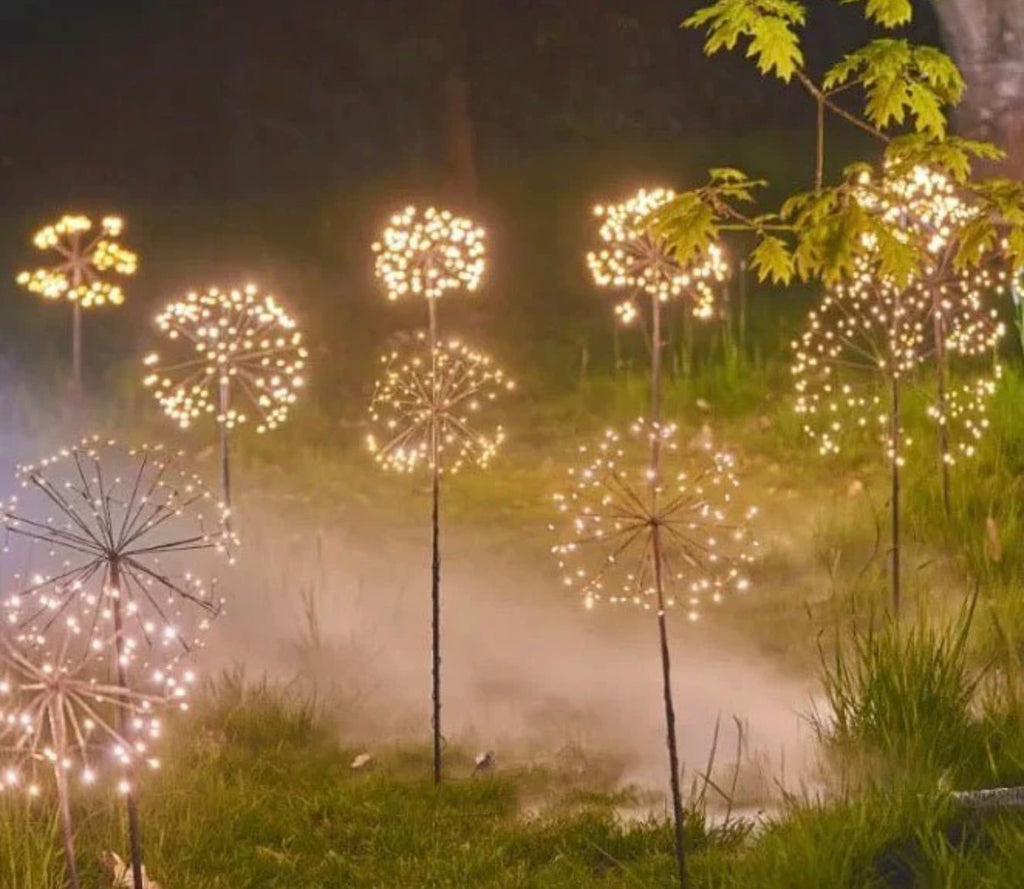 Twilight Solar LED Dandelion Garden Light – Warm White Outdoor Decorative Light