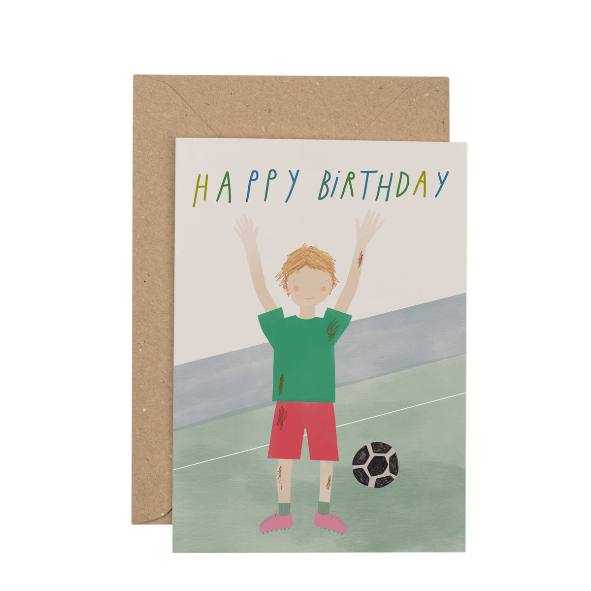 Happy Birthday football card