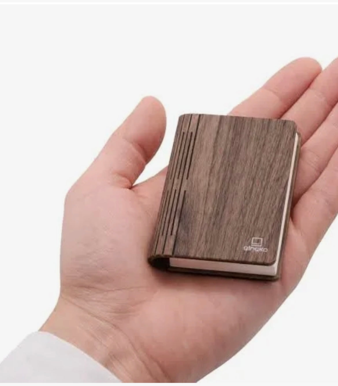 Gingko Smart Book Light – Wooden Folding LED Lamp