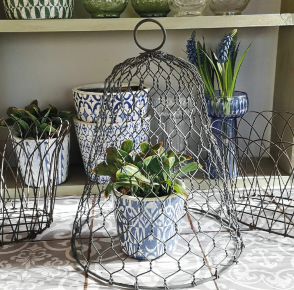 Rustic Garden Zinc Cloche