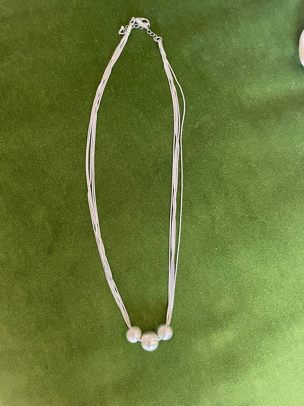 Jess &  Lou Multi-Strand Necklace with Matte Finish Ball Beads | Simple Timeless Jewellery | Sky & Leaf