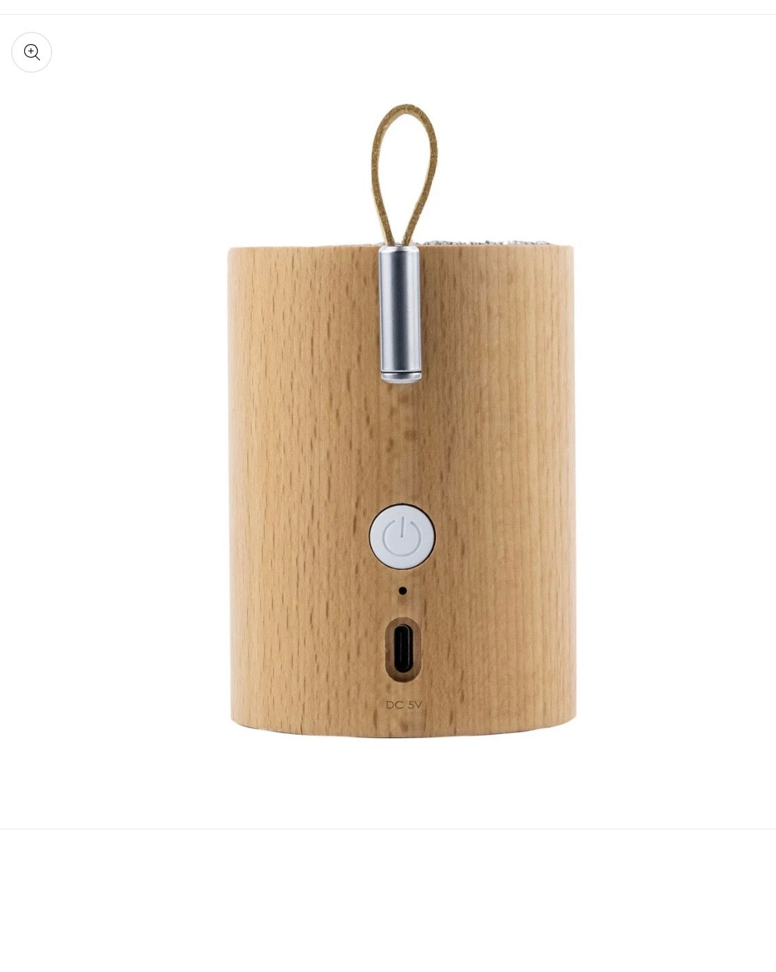 Gingko Drum Bluetooth Speaker | Rechargeable LED Light Untitled |Woodern Speaker