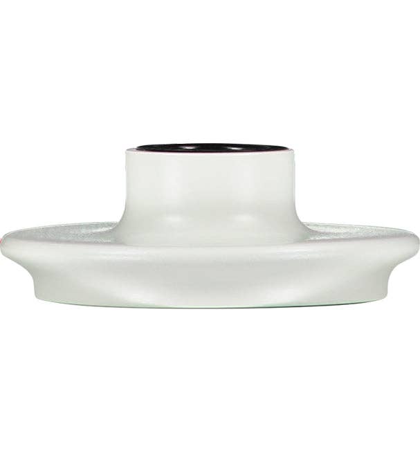 Small Pearl White Candleholder