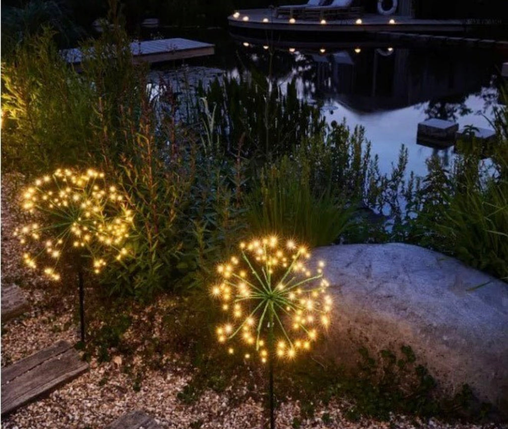 Twilight Solar LED Dandelion Garden Light – Warm White Outdoor Decorative Light