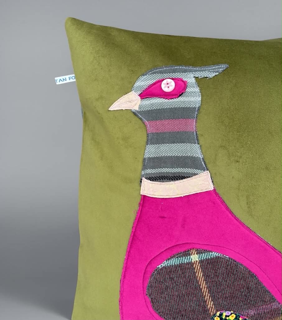The Tartan Fox Hand Made Square Scatter Cushions