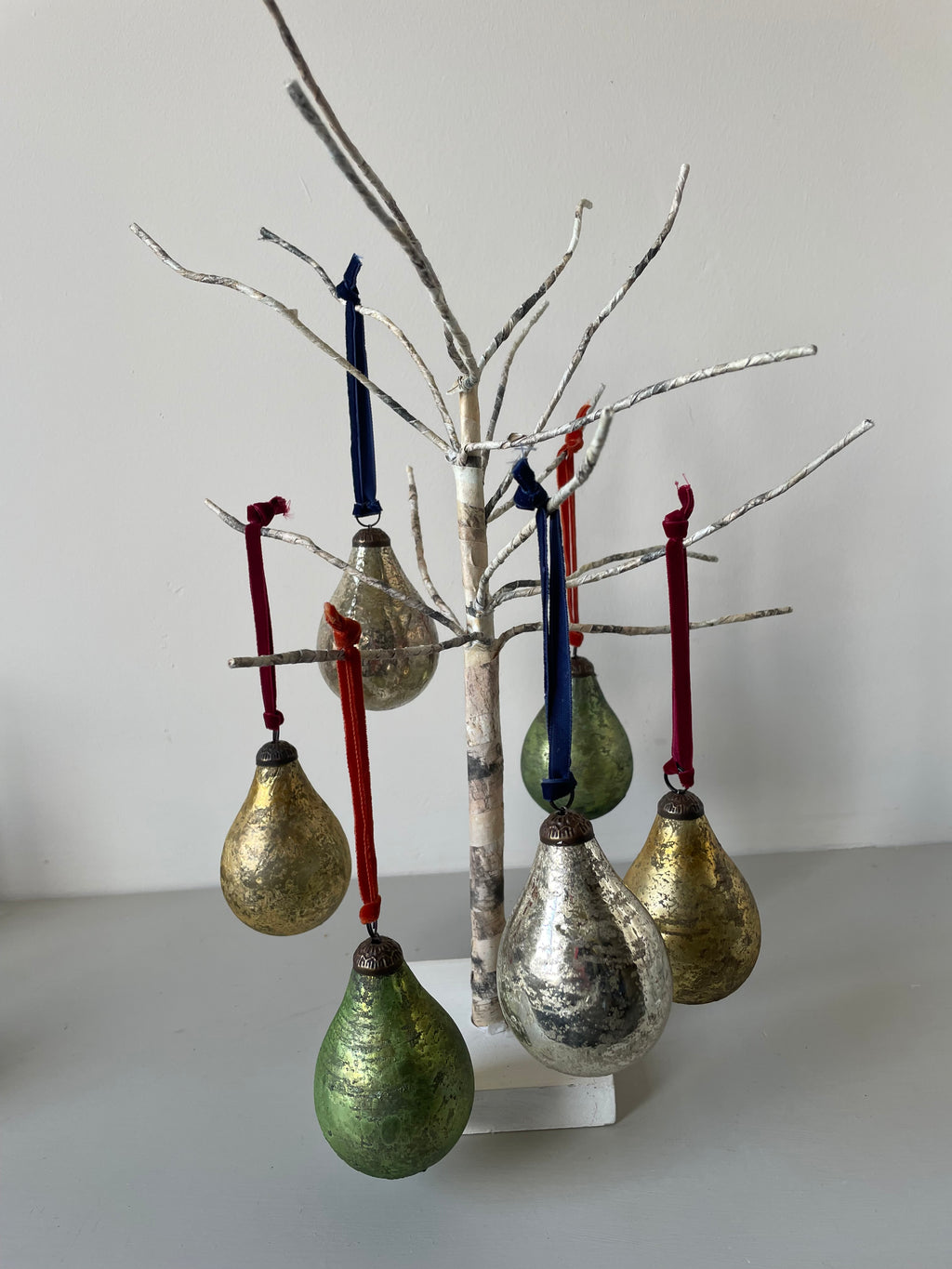 GLASS PEAR DECORATION ANTIQUE