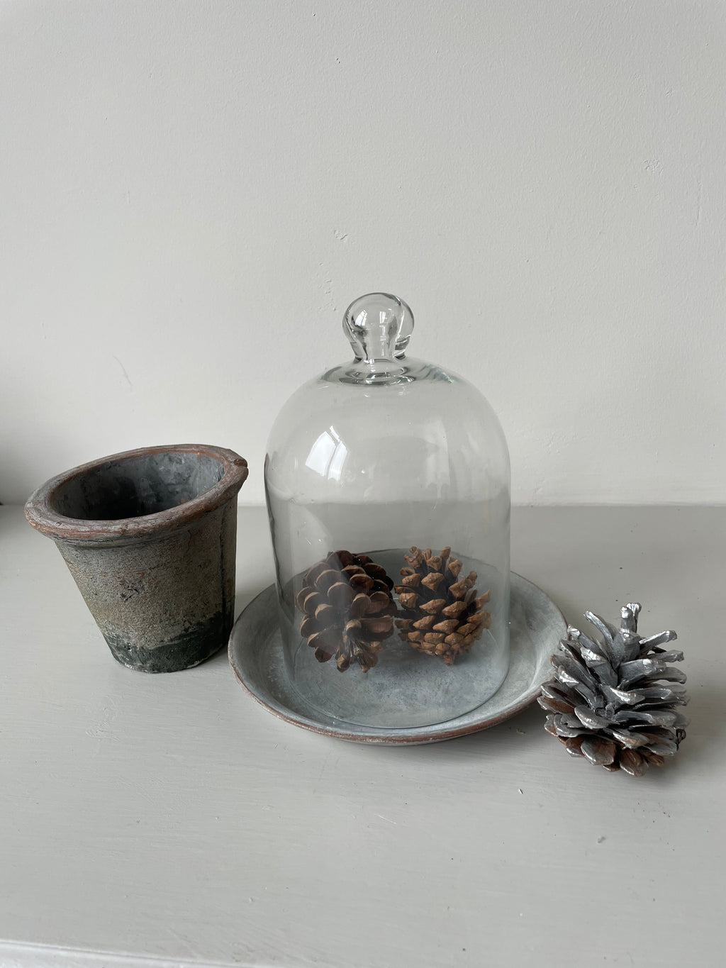 GLASS BELL JAR 11x17cm