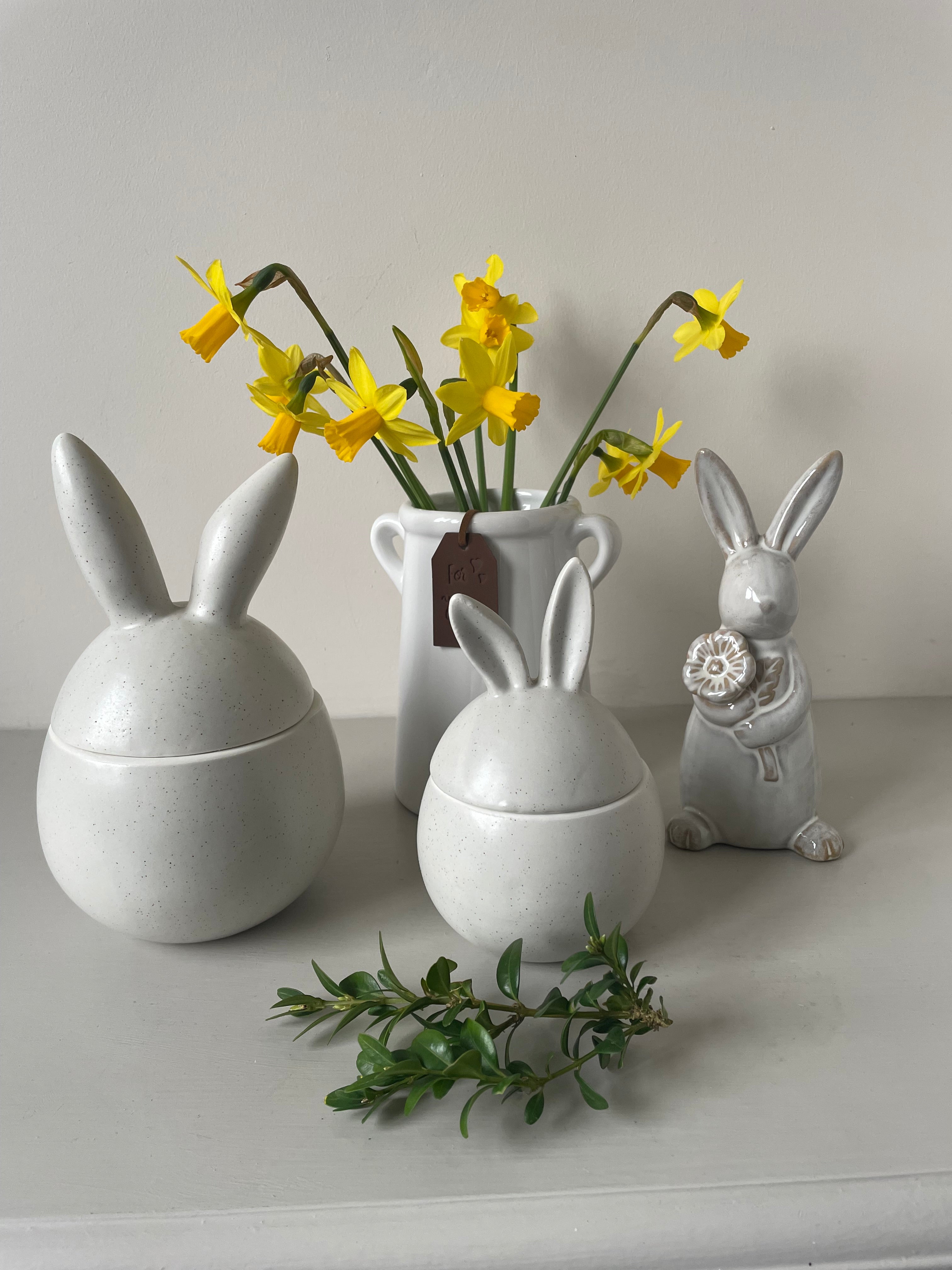 Speckled Bunny Pots, 13cm