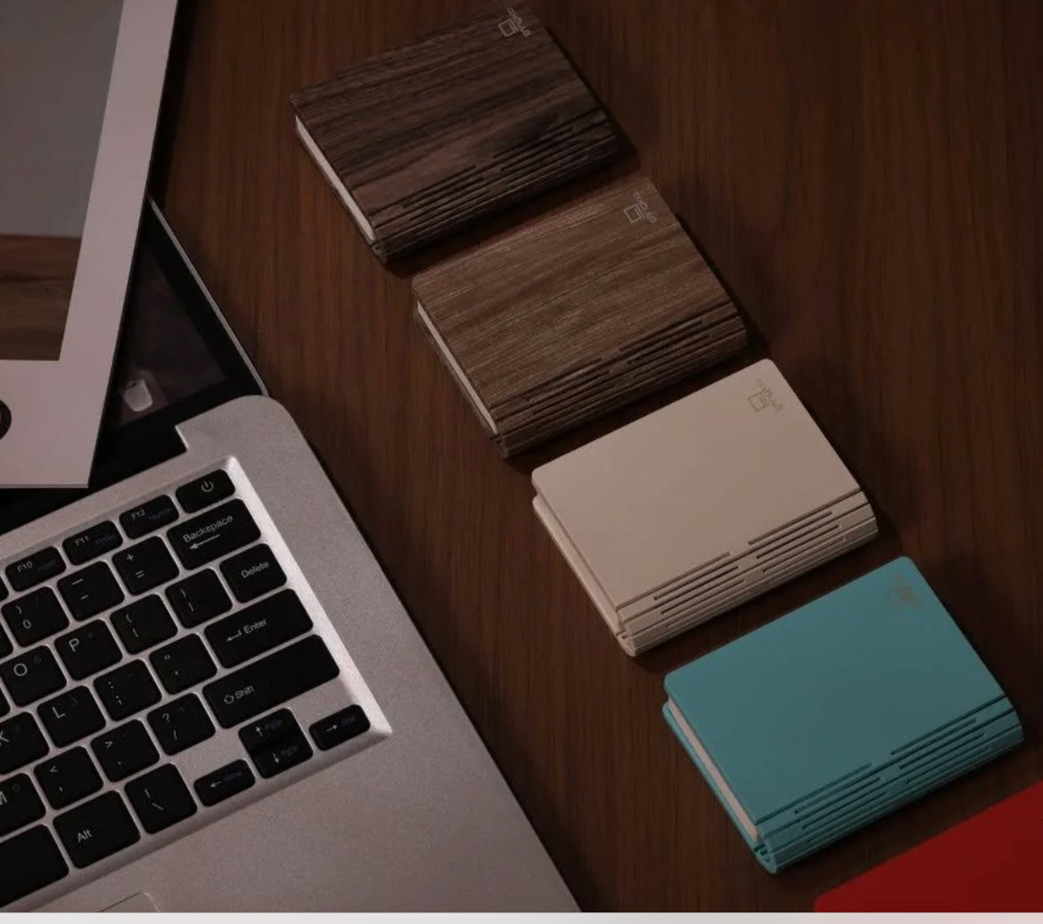 Gingko Smart Book Light – Wooden Folding LED Lamp