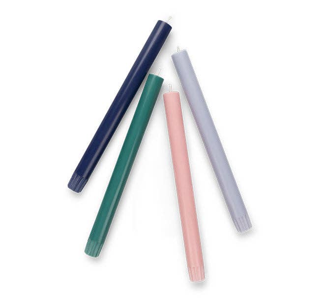 Midnight Blue Eco Dinner Candles, 25 per pack